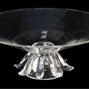 Steuben Clear Glass Decorative Bowl